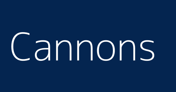 Cannons Definitions Meanings That Nobody Will Tell You