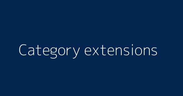 Category Extensions Definitions Meanings That Nobody Will Tell You