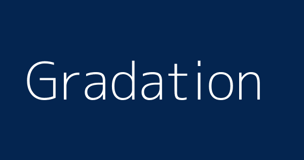 gradation definition