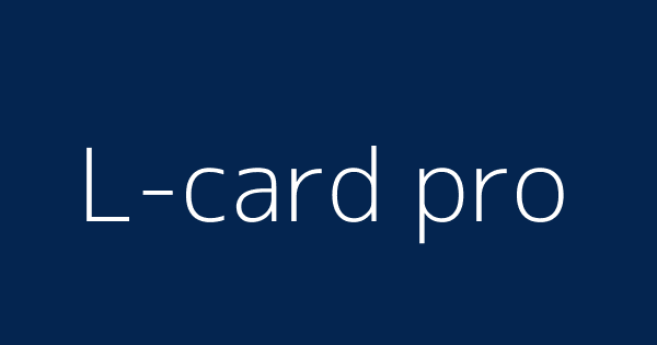 L Card Pro Definitions Meanings That Nobody Will Tell You L Card Pro Definitions Meanings That Nobody Will Tell You