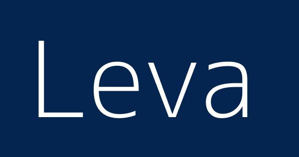 Leva Definitions Meanings That Nobody Will Tell You