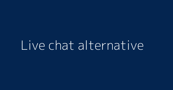 Live chat alternative | Definitions & Meanings That Nobody Will Tell You.