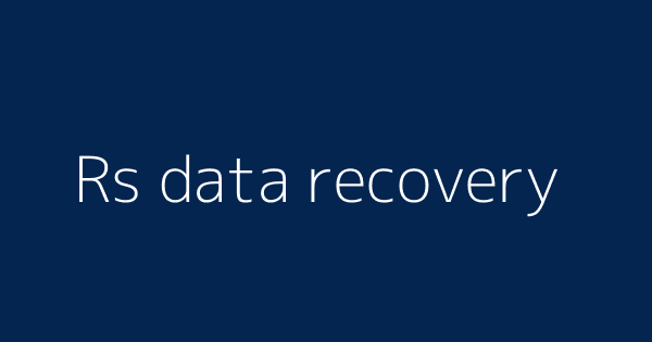 Rs Data Recovery Definitions Meanings That Nobody Will Tell You