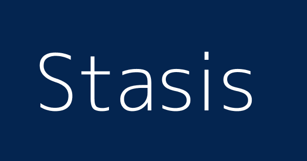 Stasis meaning