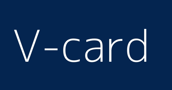 V Card Definitions Meanings That Nobody Will Tell You